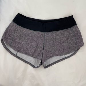 LuluLemon Speed Up Low Rise Shorts- Size 6